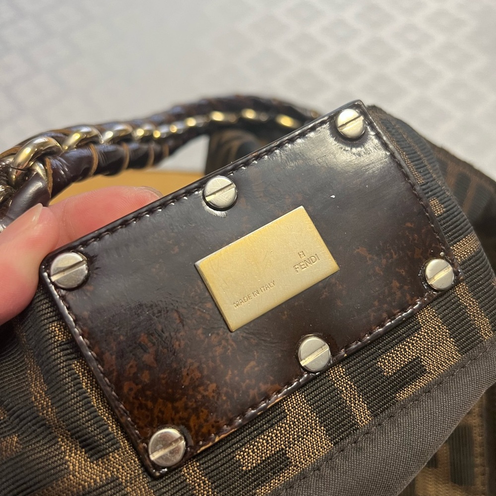 FENDI 
Zucca Mia Tote Tobacco - Picture 8 of 9